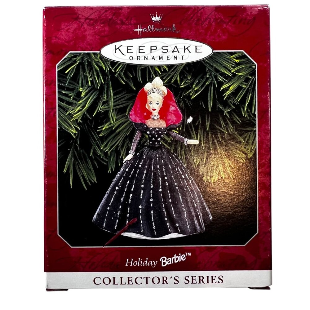 Vtg Hallmark Keepsake HOLIDAY BARBIE Doll and Ornament 1998 Gift Set of 2 READ - Picture 9 of 13